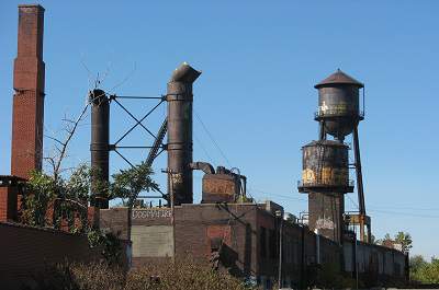 Detroit abandoned factory